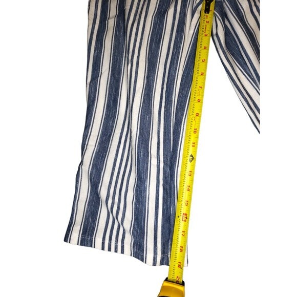 Copper Key Striped Overalls Jumpsuit - small - Picture 10 of 12